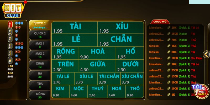 keno hitclub hấp dẫn người chơi