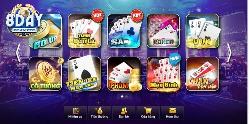 Game đánh bài rút tiền mặt đa dạng đem về lãi lớn