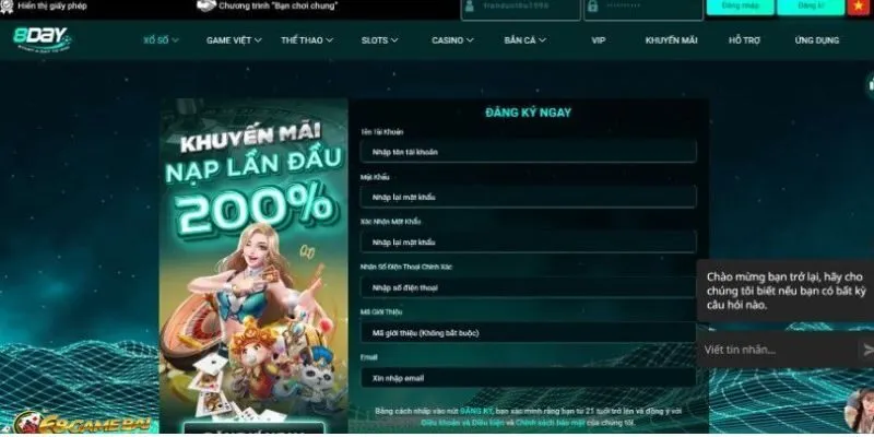 Khuyến mãi riêng cho từng sảnh cược cực hấp dẫn tại 8Day